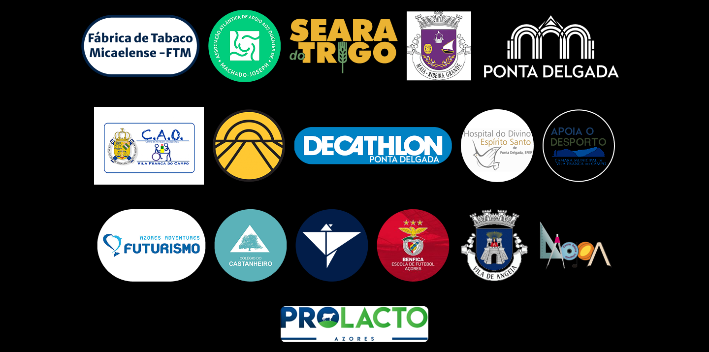Parceiros e clientes: Decathlon, Câmara Municipal de Ponta Delgada, Vitória Clube do Pico da Pedra, NextEnergy, Eh Pá Food, Fábrica de Tabaco Micaelense, Seara do Trigo, Prolacto, Futurismo
